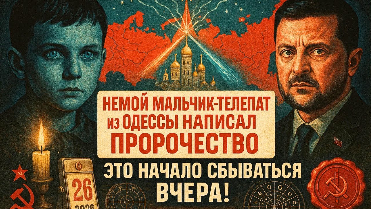 МАЛЕНЬКИЙ НОСТРАДАМУС! Немой мальчик-телепат из Одессы написал пророчество, которое начало сбываться