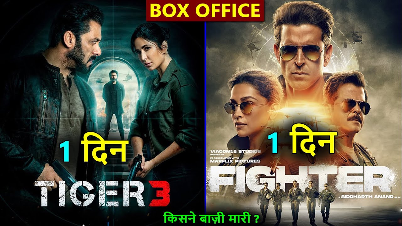 Fighter box office collection day 1, tiger 3 box office collection, fighter 1st day collection