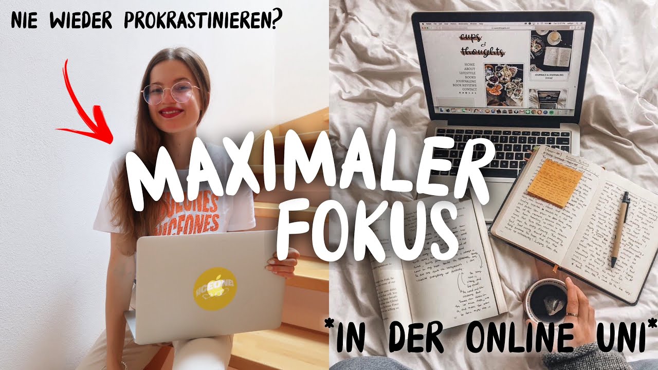 Schluss mit Prokrastinieren! Tipps für mehr Konzentration & Fokus in der Online Uni