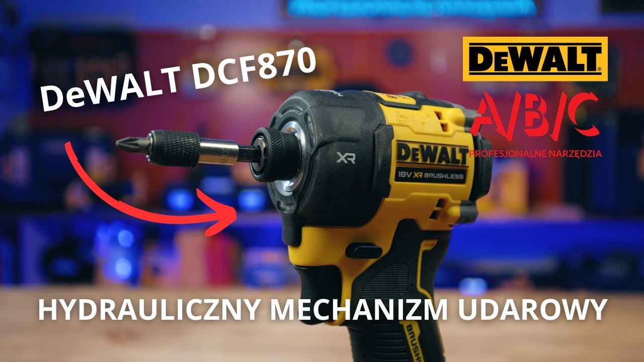 DeWALT DCF870 - ZAKRĘTARKA Z HYDRAULICZNYM MECHANIZMEM UDAROWYM