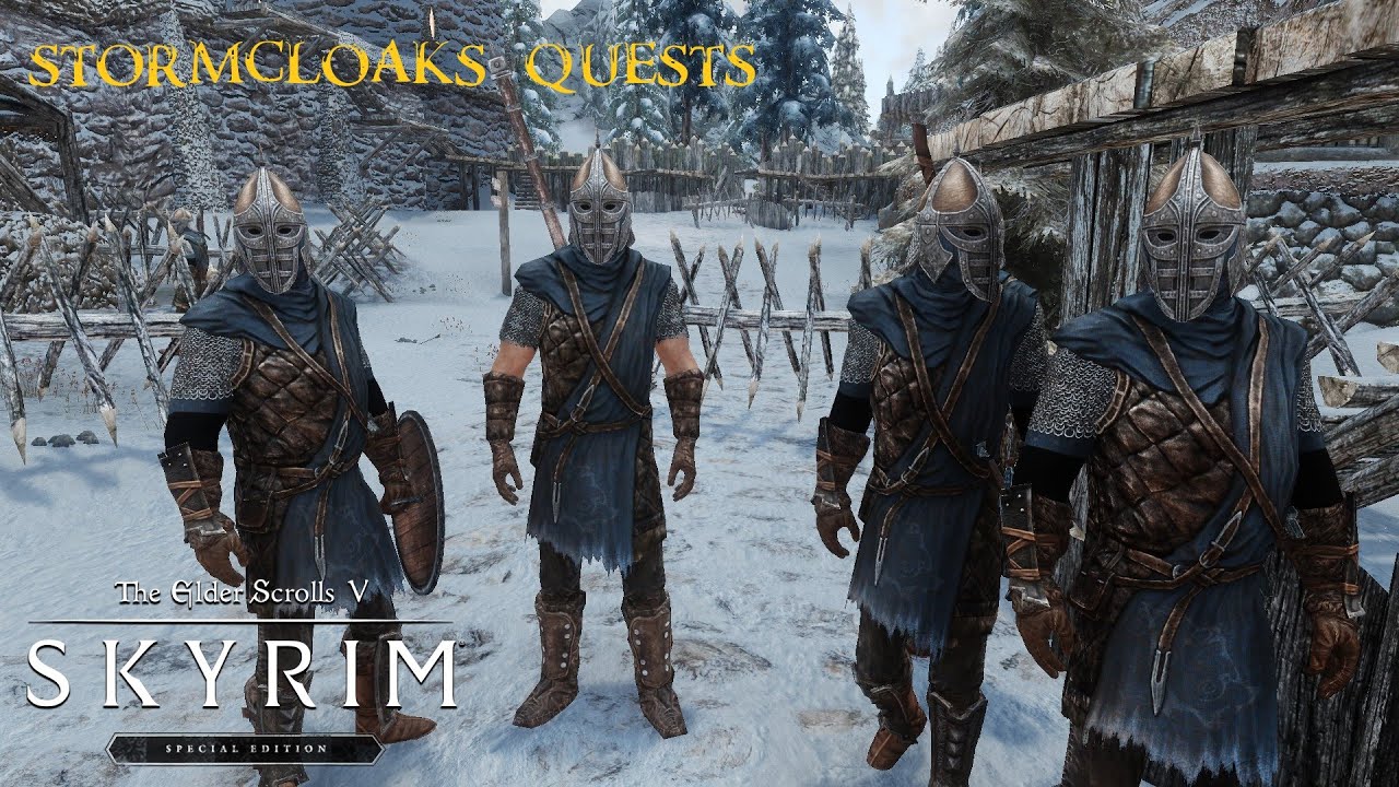 Skyrim Special Edition  - 153. Liberação de Skyrim  - Parte II    (7. Stormcloaks Quest)