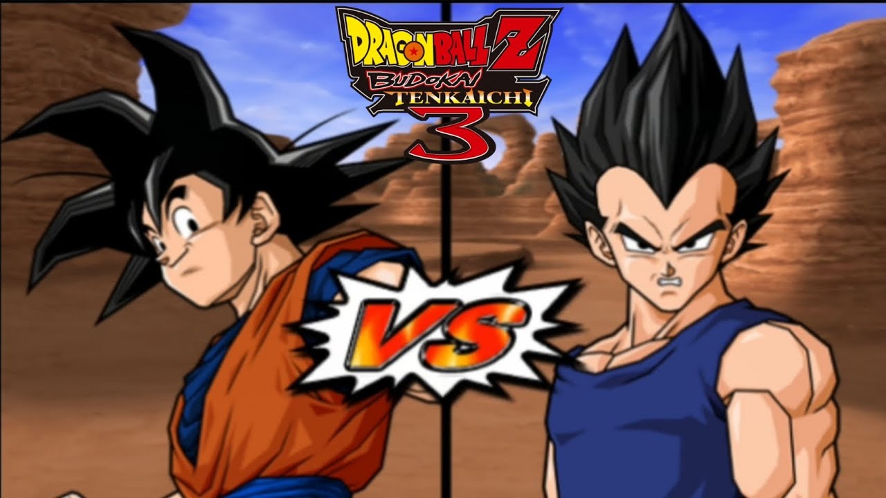 GOKU VS VEGETA TENKAICHI 3 COMBATE CPU VS CPU CLÁSSICO
