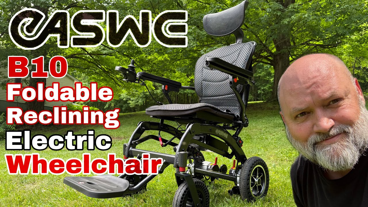 Easwe B10 Folding Electric Wheelchair | Reclining | Lightweight | Affordable