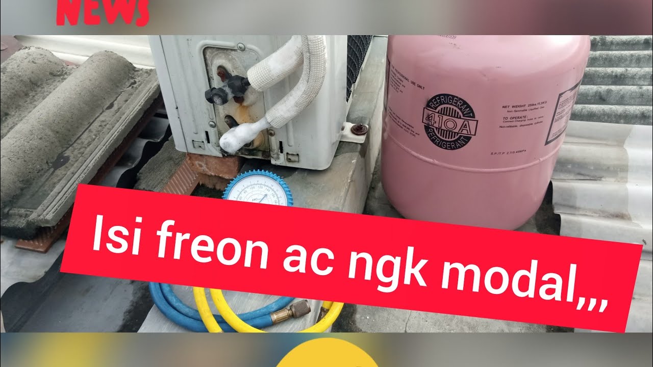 CARA ISI FREON AC ELBA (R410A) Tukang amatir #diy