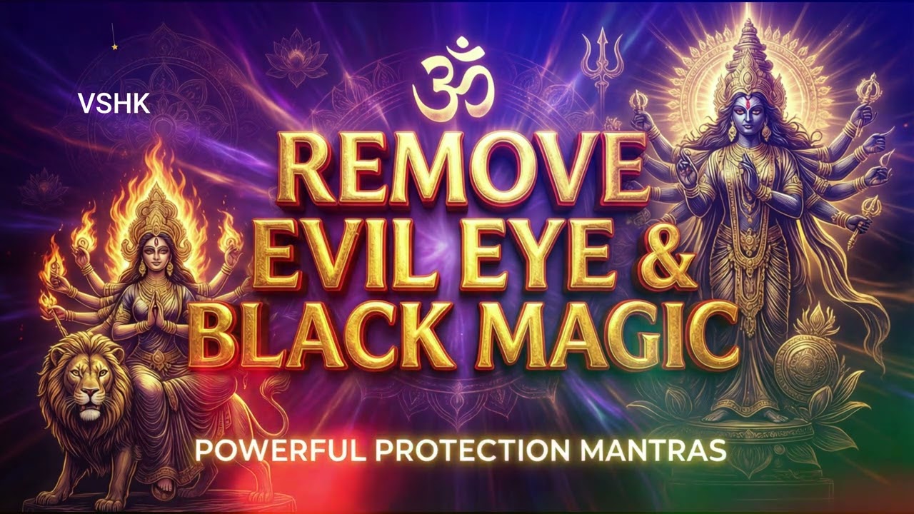 Remove Evil Eye, Black Magic & Negative Energy ✨ Most Powerful Hindu Protection Mantras