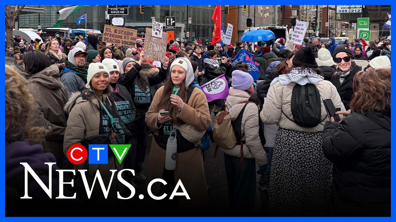 Women's Day rally held in Montreal