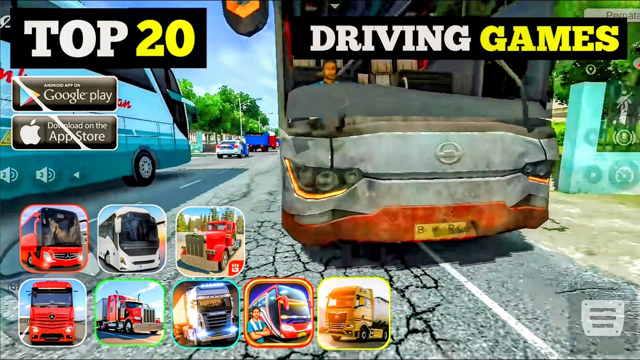 🚚Top 20 Best driving games for Mobile | Best Games For Android on 2025