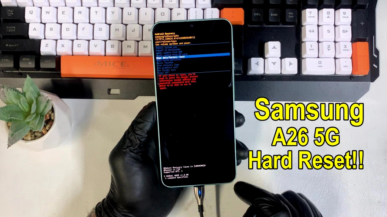 How to Hard Reset Samsung Galaxy A26 5G