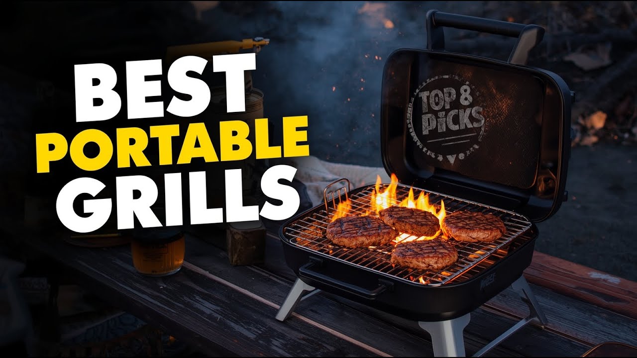 ✅Best Portable Grills 2025 🔥 | Top 7 Grills for Camping, BBQ & Backyard BBQs