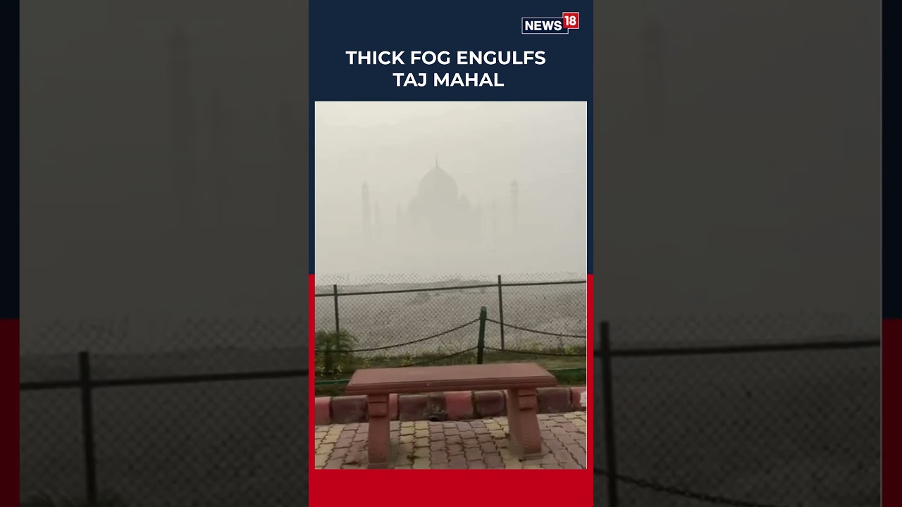 Agra Wakes Up To A Thick Fog, Resulting In The Iconic Taj Mahal Slipping Out Of View | N18S