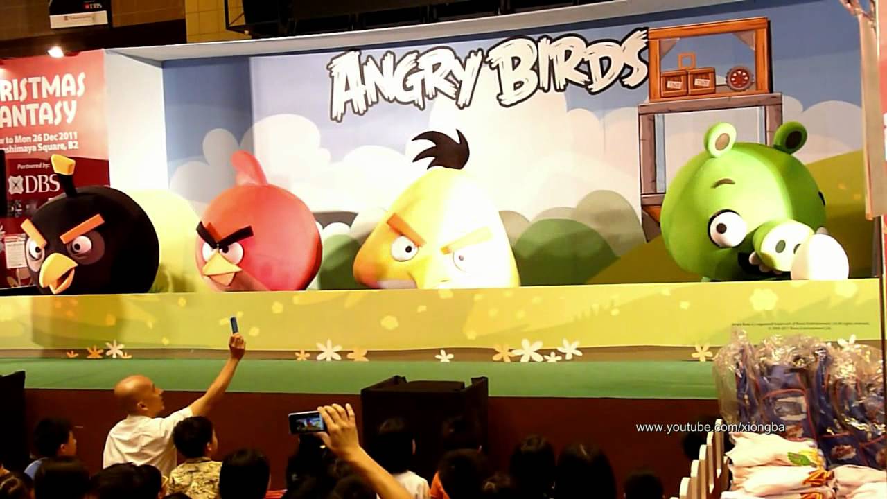 Angry Birds and Pigs at Takashimaya 2011