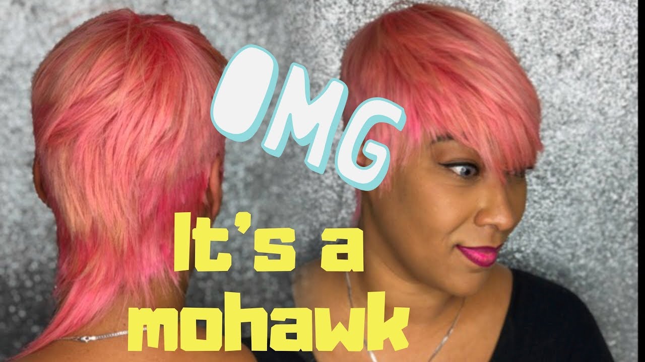 Quick weave mohawk I Kelly Cut Quick Weave