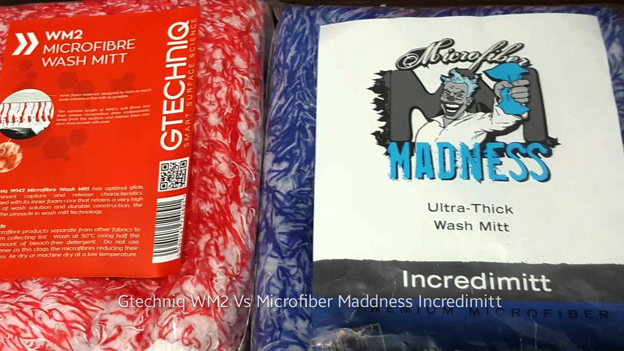 Gtechniq WM2 VS Microfiber Maddness Incredimitt