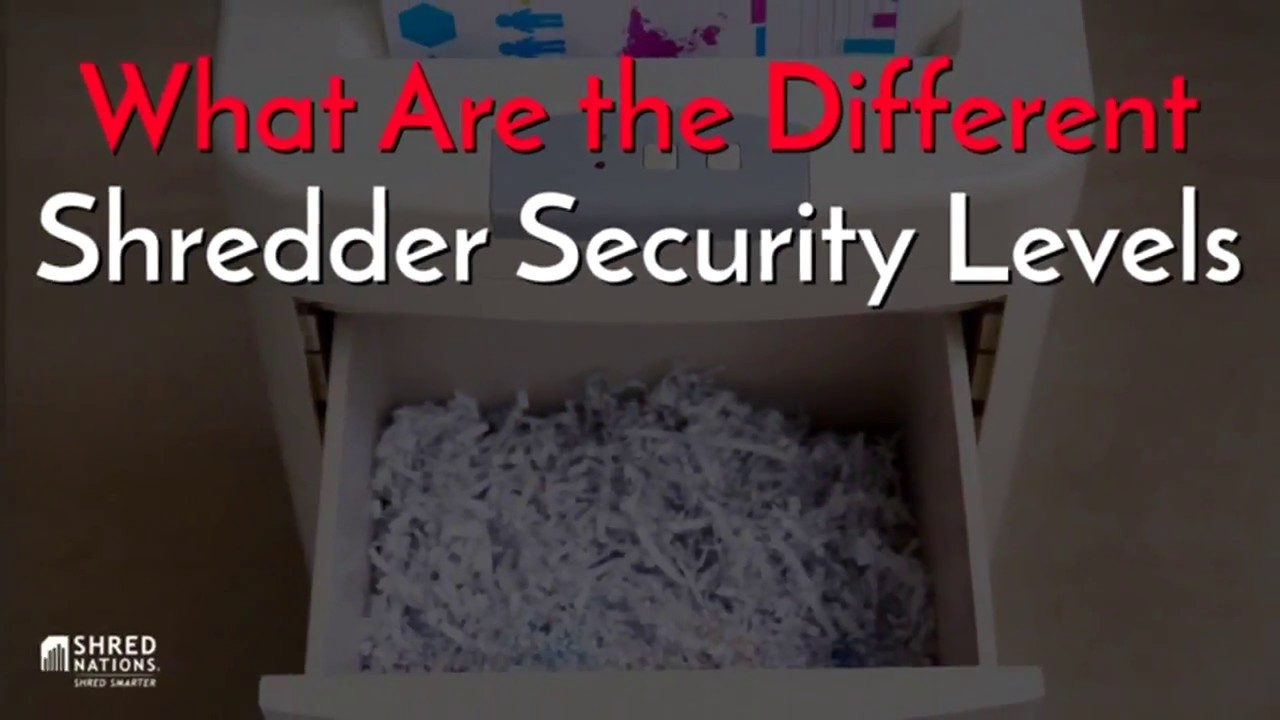 What Are the Different Shredder Security Levels