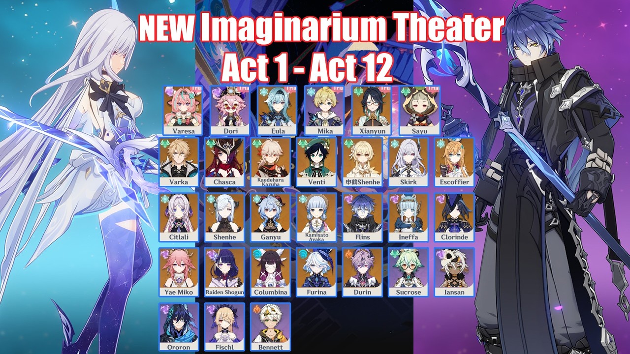 New Imaginarium Theater Act 1 - Act 12 | 6.4 | Genshin Impact