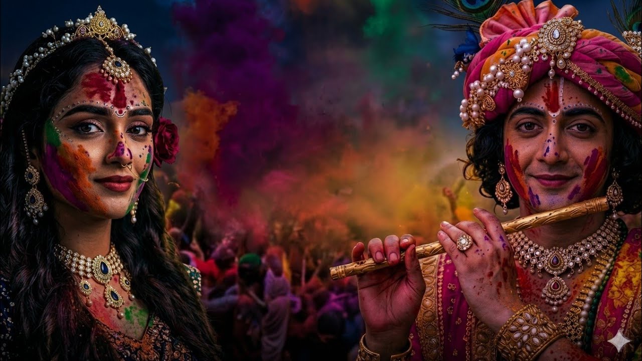 होली खेले राधा संग श्याम || Holi special song||#trending #song #holi 