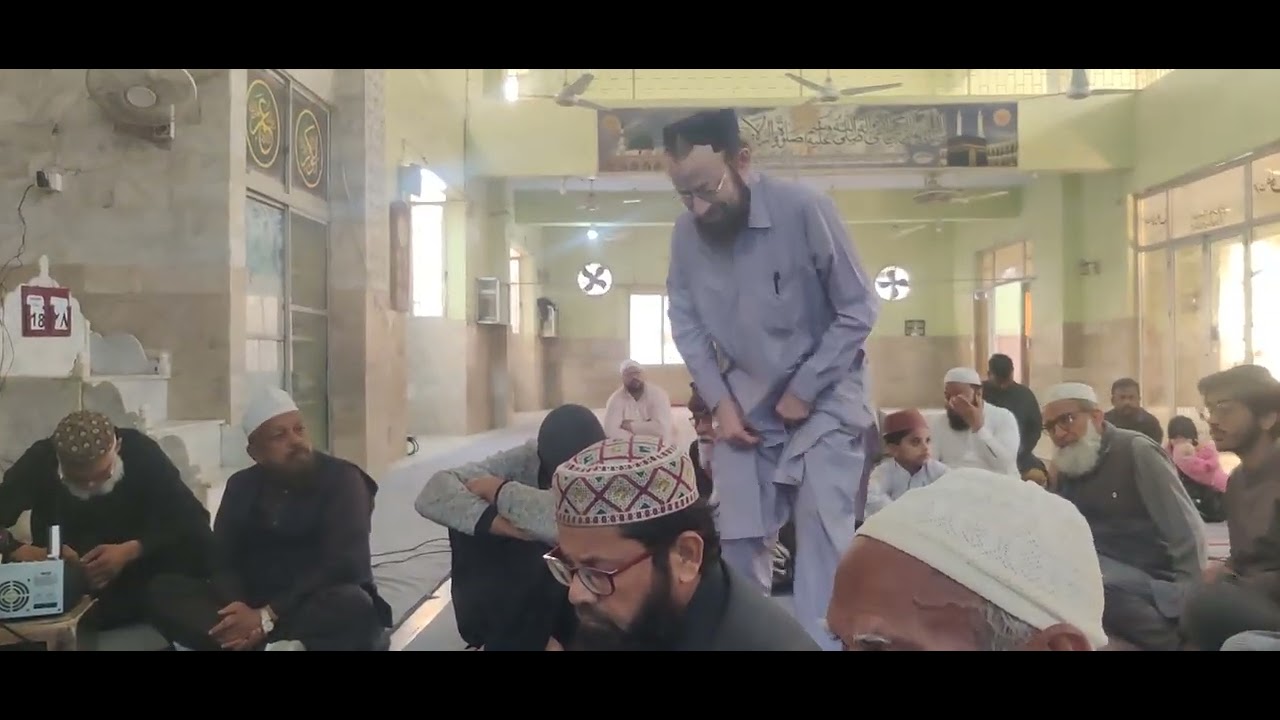 محفلِ درود شریف 2026-01-18 جناب غلام مجتبیٰ حقانی صاحب نعت رسول مقبول صلی اللّٰہ تعالیٰ علیہ وسلم 