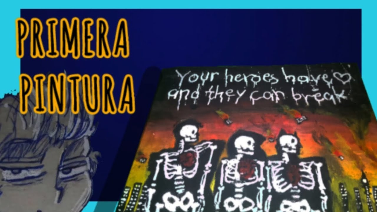 Creando mi Primera PINTURA en un cuadro ¿salió mal? 