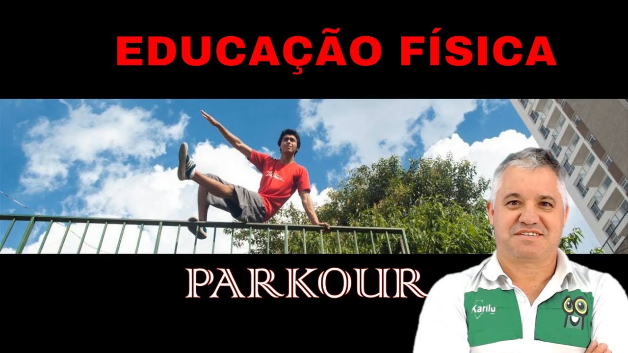 Aula de parkour na educa&ccedil;&atilde;o fisica - 2016 - Col&eacute;gio Universit&aacute;rio de Londrina Pr.