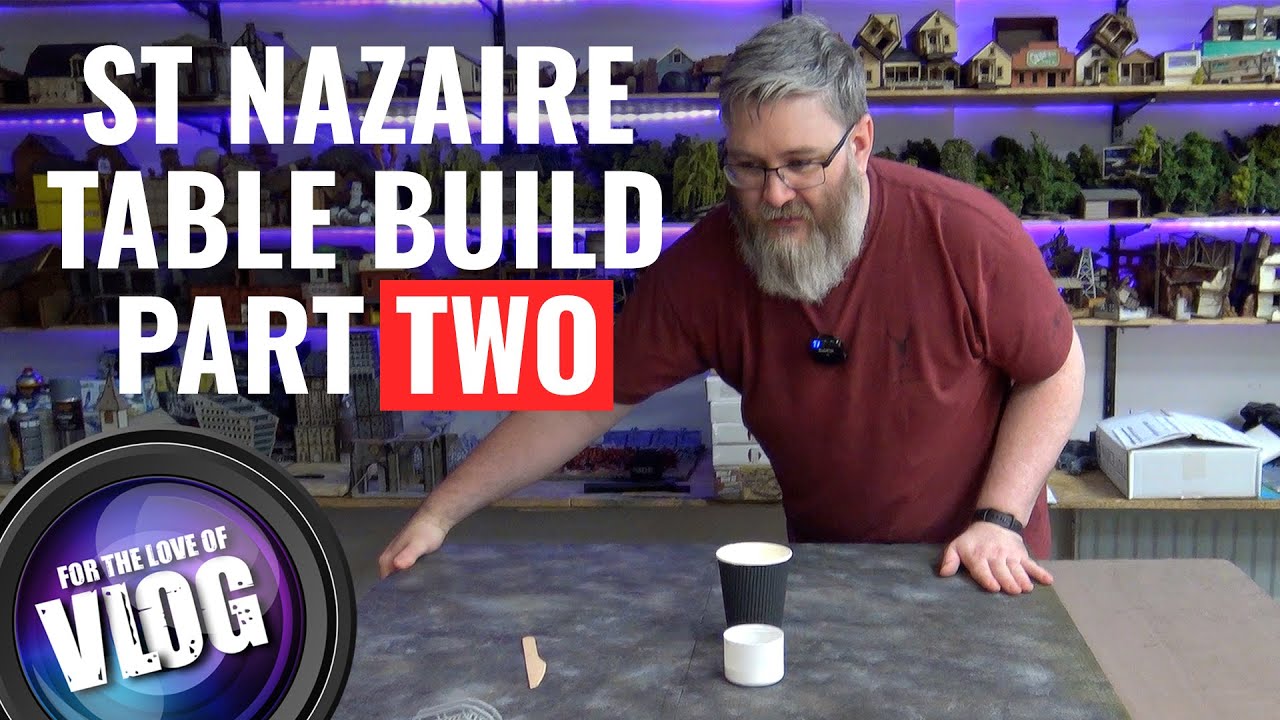 Let's Build Saint Nazaire! WW2 Terrain Project Part #2 - Repair & Refresh
