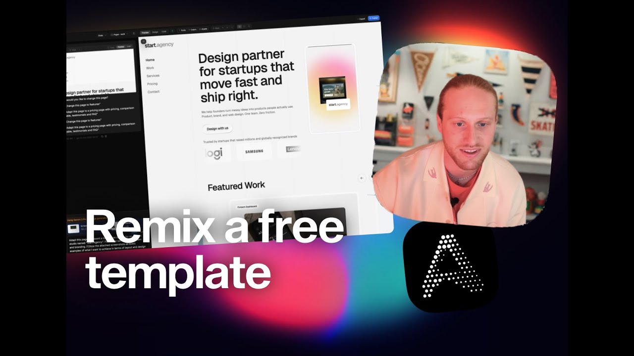 Use a template and start Vibe Coding | Aura Builder