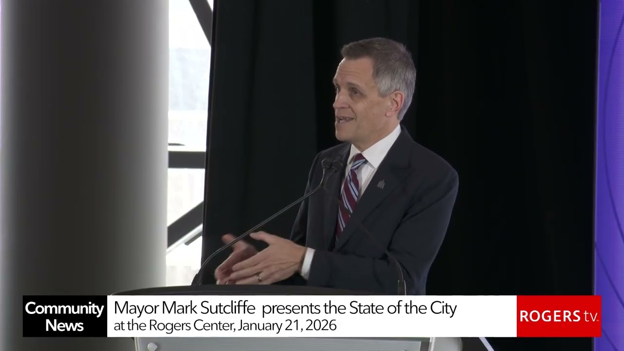 Ottawa Mayor Mark Sutcliffe delivers the annual 'State of the City' | Rogers tv