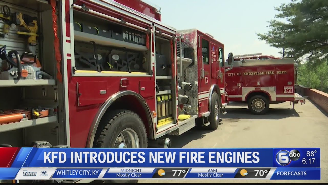 Knoxville Fire Department introduces new fire engines