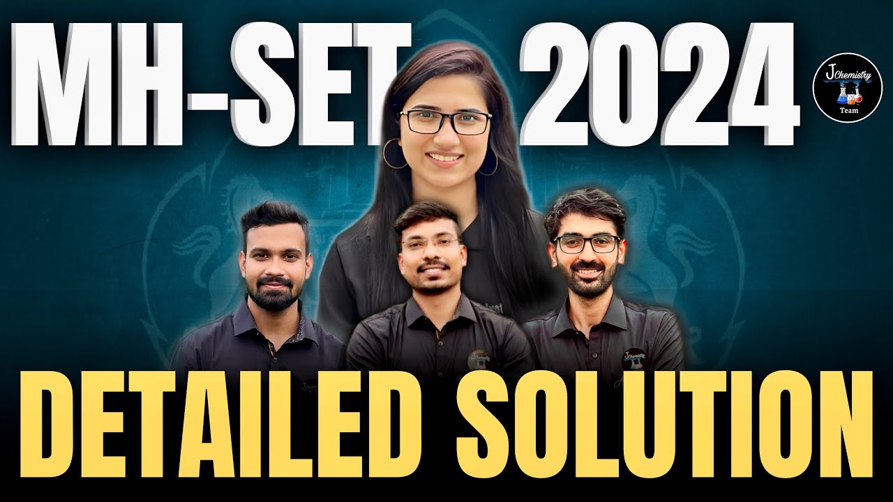 MH SET 2024 Solution Chemistry| MH SET 2024 Answer Key | Maharashtra SET Chemistry Paper Solution