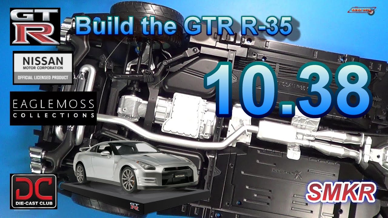 Build the Nissan GT-R R35 Issue 10 Stage 38 - Attaching the Exhaust System