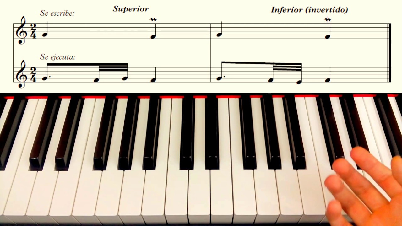 Piano 21 - Ornamentos: Mordente