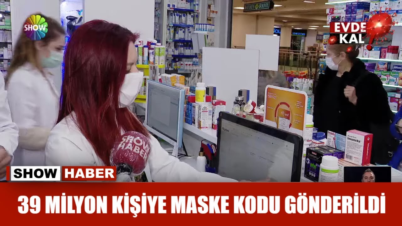 39 milyon kişiye maske kodu gönderildi