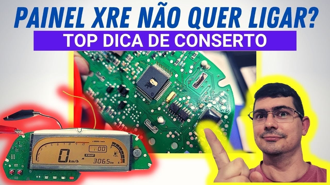 SEGREDOS DO PAINEL DA XRE 300 QUE NÃO LIGA!!! VEJA COMO COSERTAR