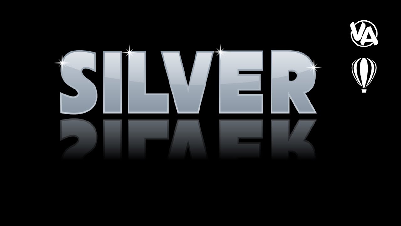 CorelDraw: Silver Text Effect