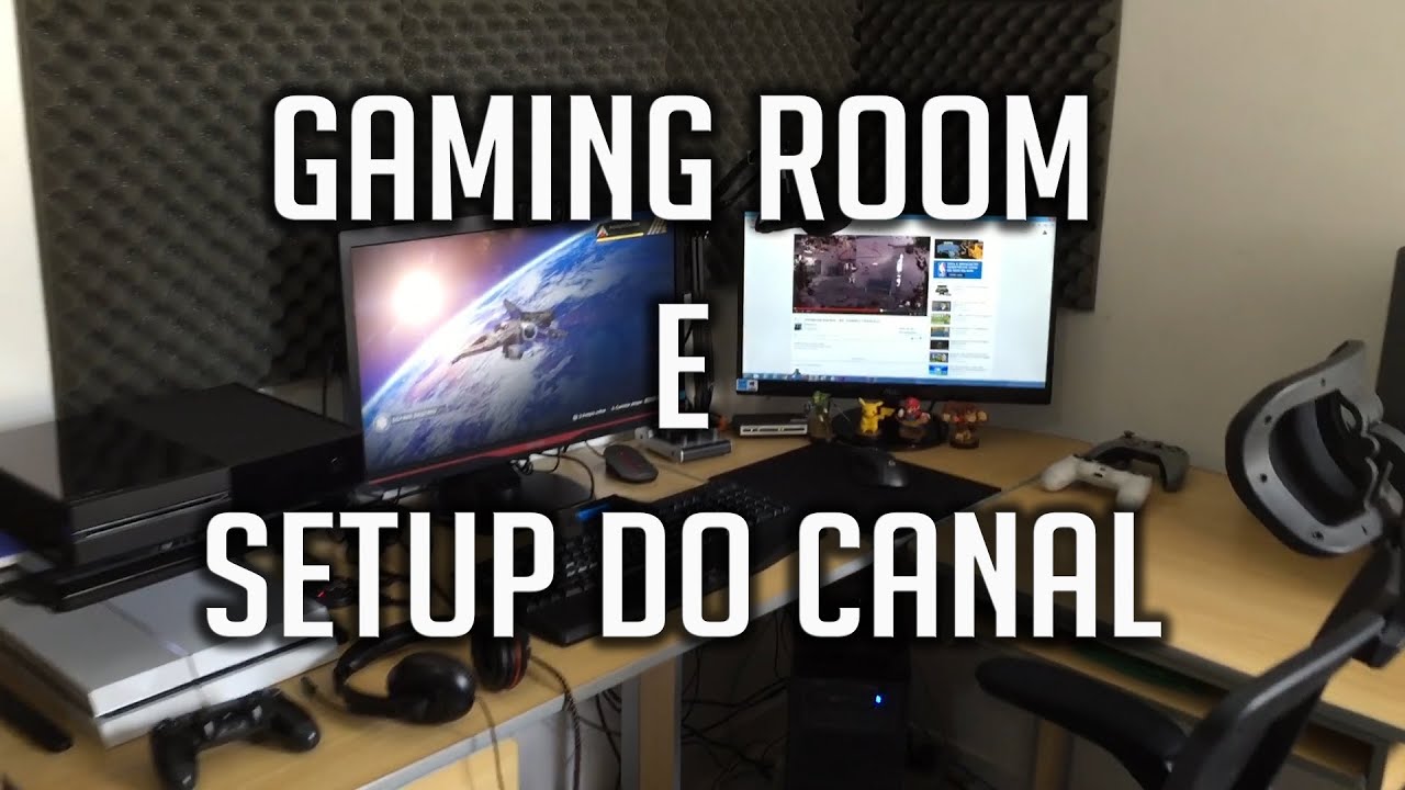 VLOG - Gaming Room e Setup do Canal!! Feliz 2015!!!