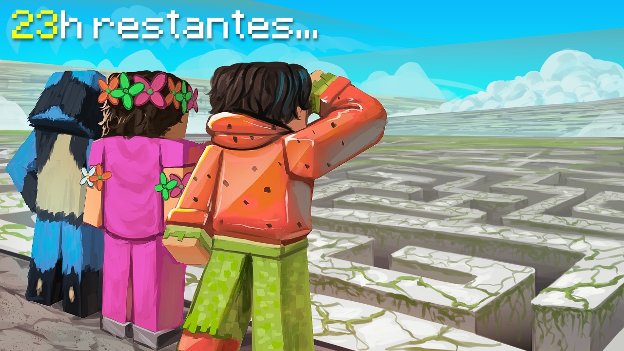 24 Heures pour Sortir de ce Labyrinthe Minecraft..