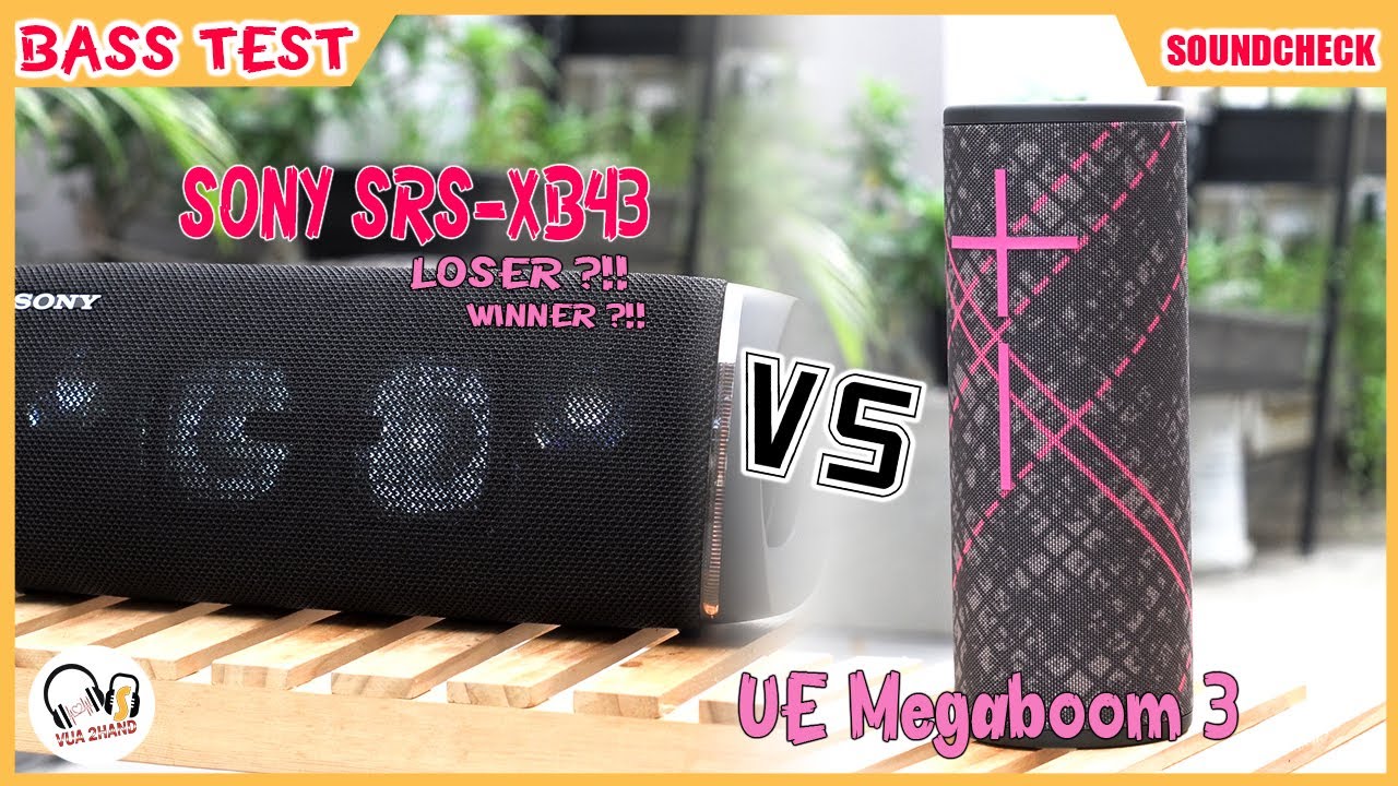 Sony SRS-XB43 & UE Megaboom 3 l Đại chiến có cân sức ?!! MAX VOLUME