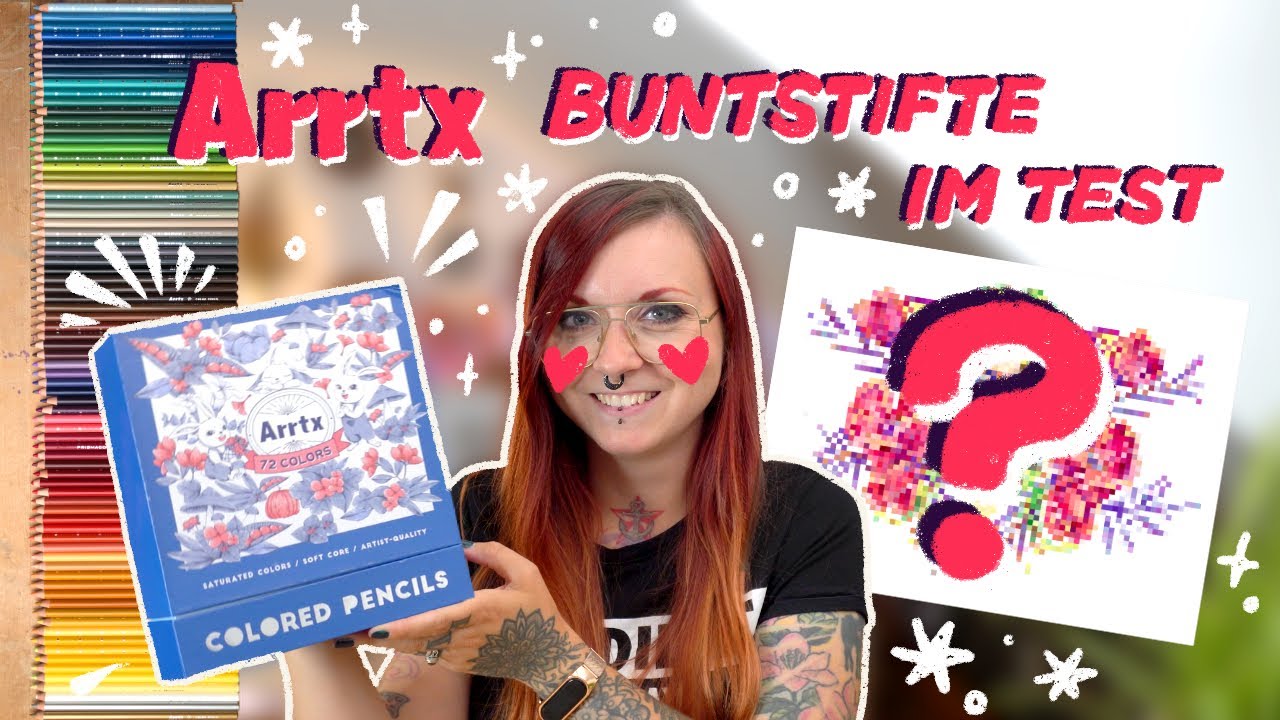 Günstige Alternative zu Prismacolor Buntstiften? 😳 72 Arrtx Buntestifte-Box im Test
