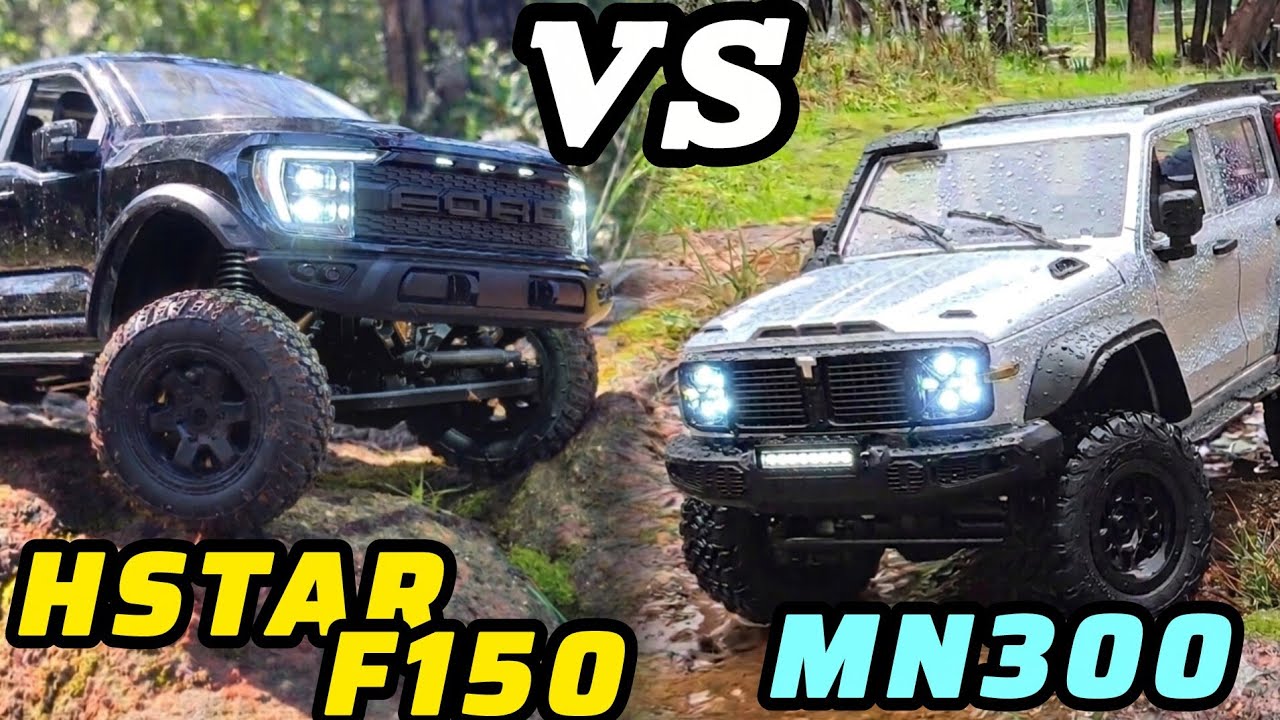 MN300 vs H-STAR F150  Which Scale RC Crawler is Better? Off-Road Challenge 