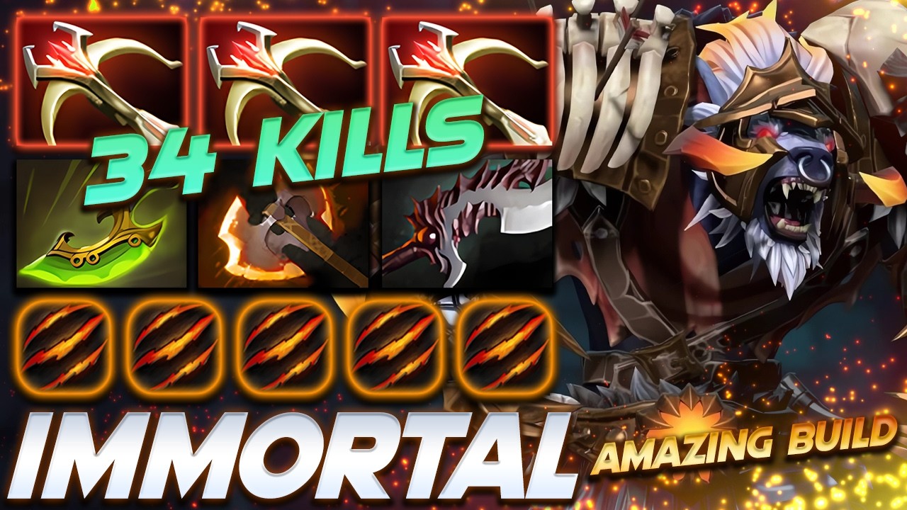 URSA 34 KILLS AMAZING BUILD - Dota 2 Pro Gameplay [Watch & Learn]