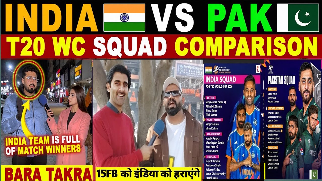 India vs Pakistan 2026 World Cup: Team Comparison & Fan Reactions