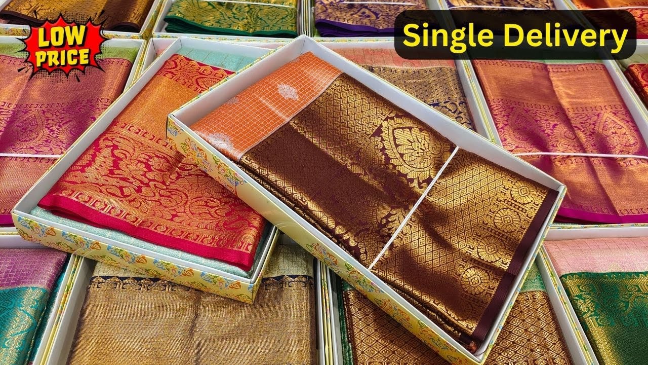 Pure Handloom Pattu Sarees -- పెళ్లి ఆఫర్💥Single Delivery -- Navdurga Sarees