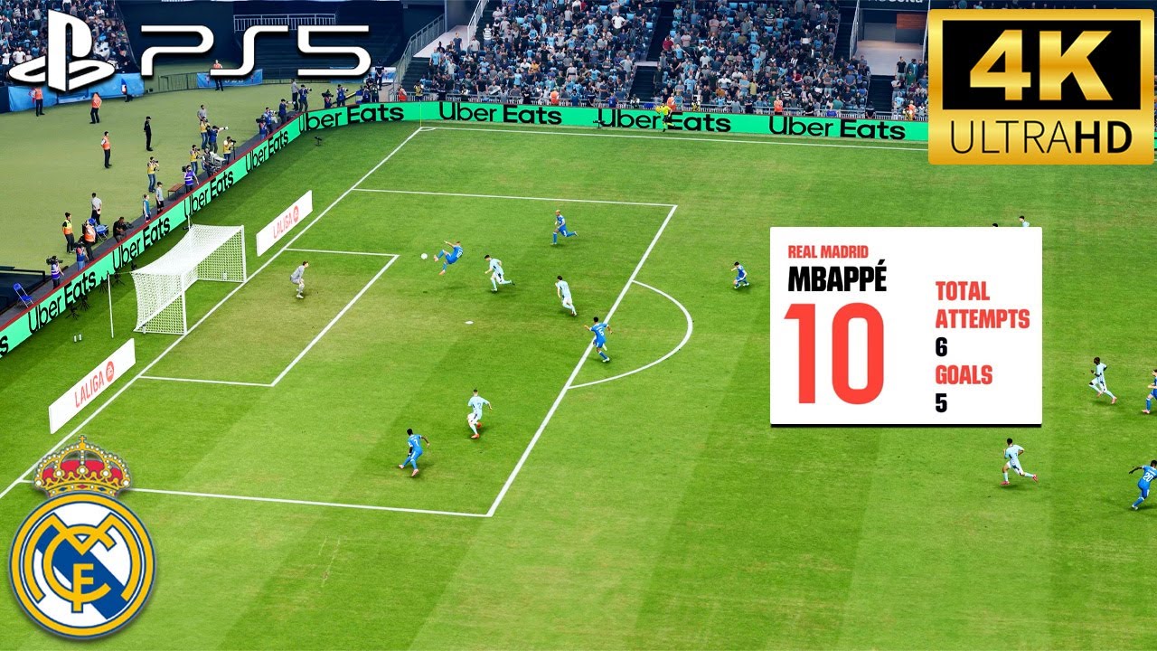 Геймплей карьеры менеджера EA FC 26 — Ла Лига: «Сельта Виго» против «Реал Мадрид» (PS5 4K)