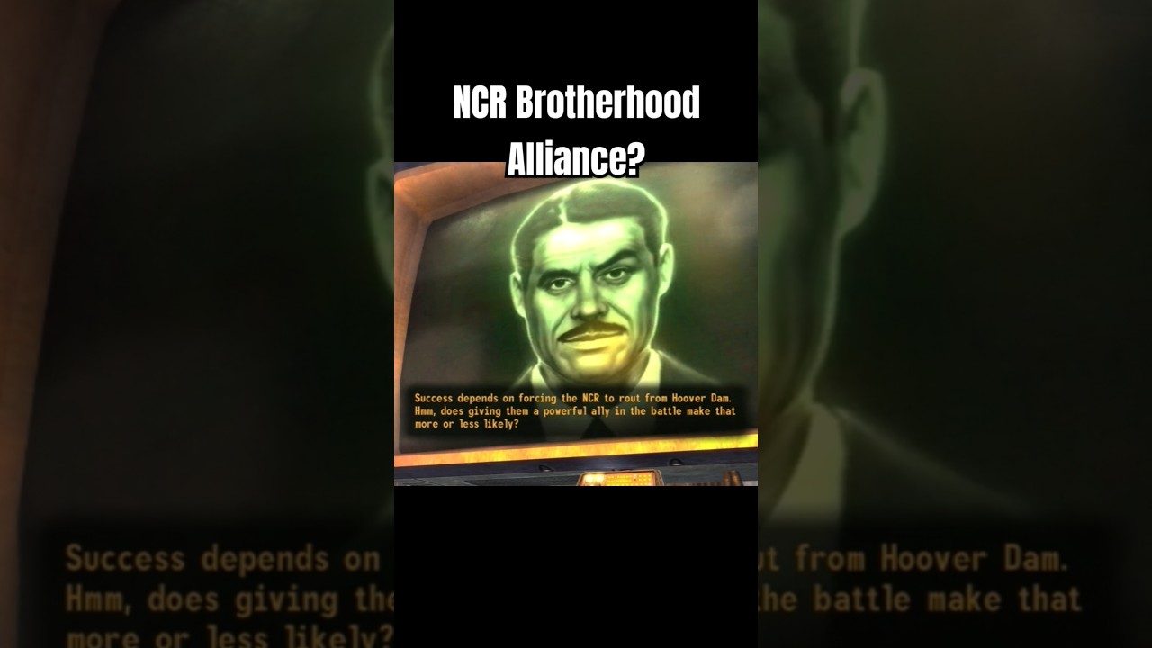 Mr. House Reacts to a NCR Brotherhood Alliance #fallout
