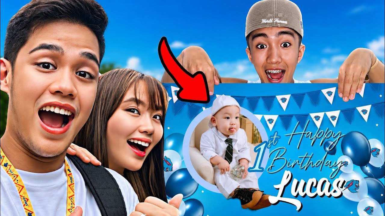 Gumawa ako ng TARPAULIN kay Baby Lucas!