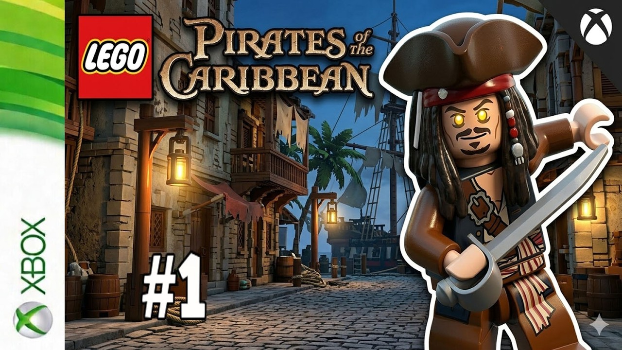 💥Lego Pirates of the Caribbean The Curse of the Black Pearl | Port Royal Gameplay on Xbox!