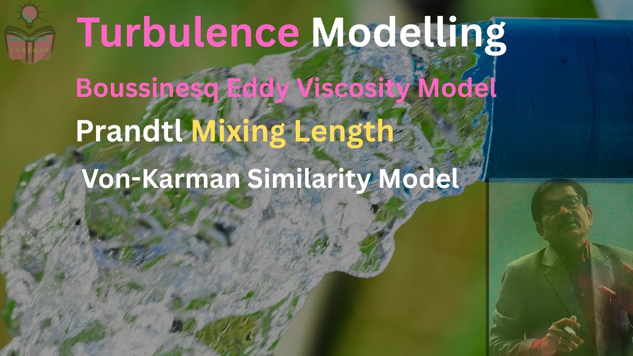 Turbulence Modelling:Boussinesqu, Prandtl and Von-Karmal Theories#mechanicalengineering #ese