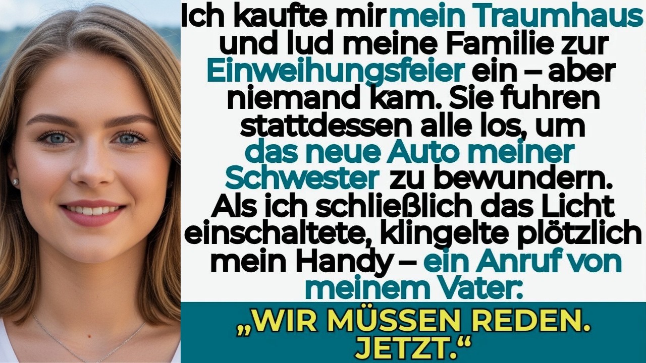 Meine Familie ignorierte die Einweihung meines Hauses &ndash; heimlich planten sie etwas woanders...