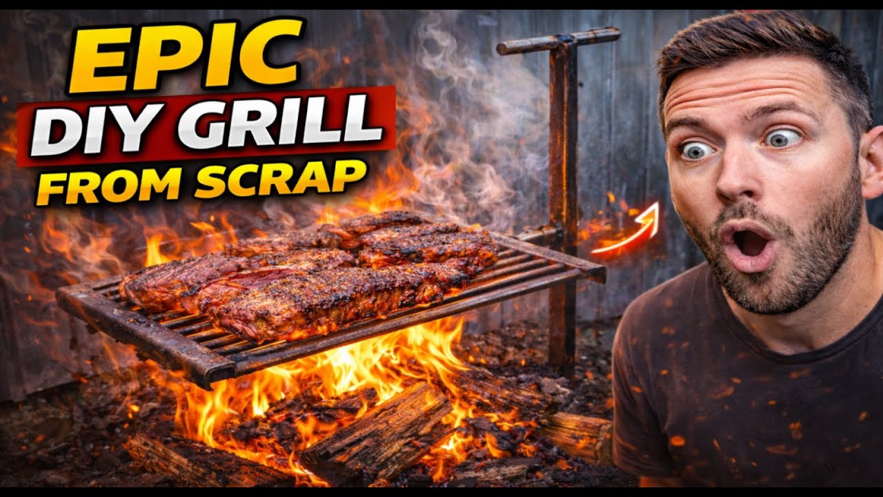 I Built an Epic Grill From Scrap Metal | Part 1