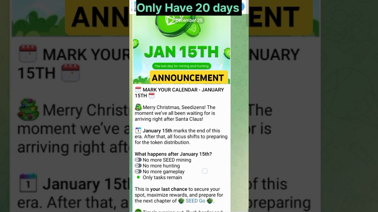 Seed announcement 🌱 #seedairdrop #seed #airdrop