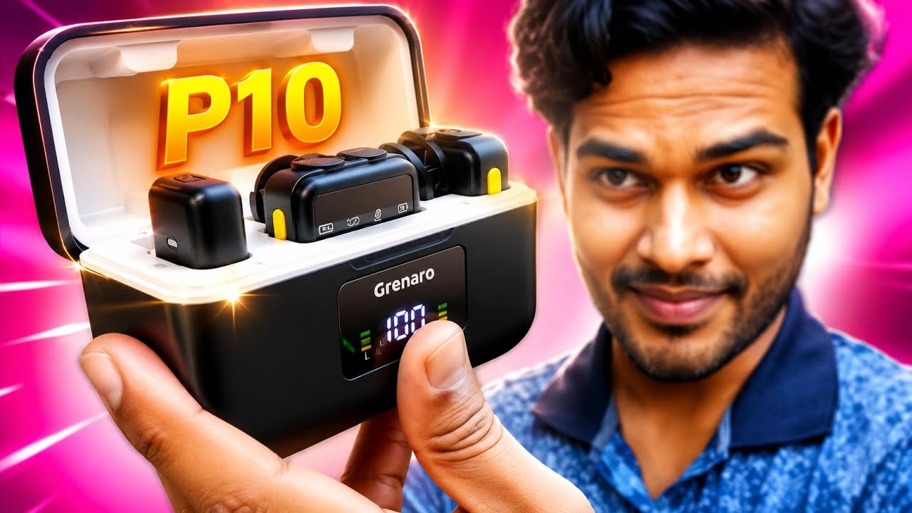 Super Magnetic Wireless Microphone Under 2000/-(Grenaro P10) || Mr ARIX